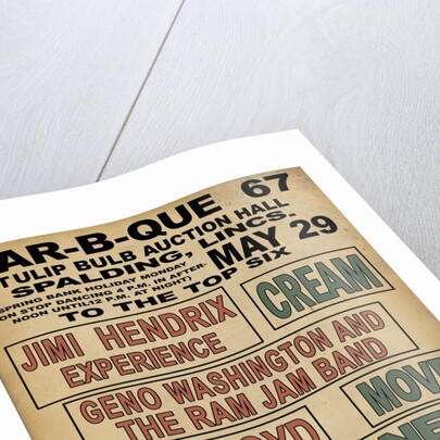 Hendrix B.B.Q. Poster by Rokpool